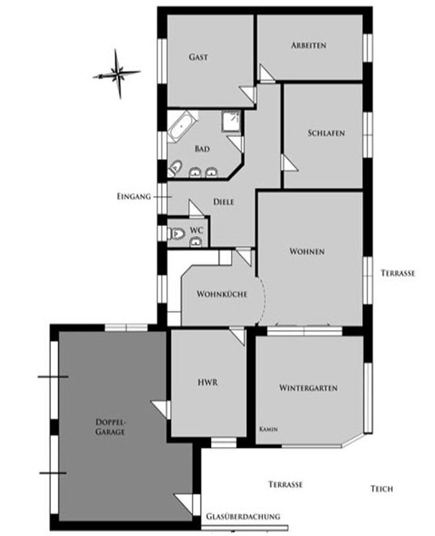 Bungalow zum Kauf 499.000 € 6 Zimmer 207 m²<br/>Wohnfläche 765 m²<br/>Grundstück Portsloge Edewecht 26188