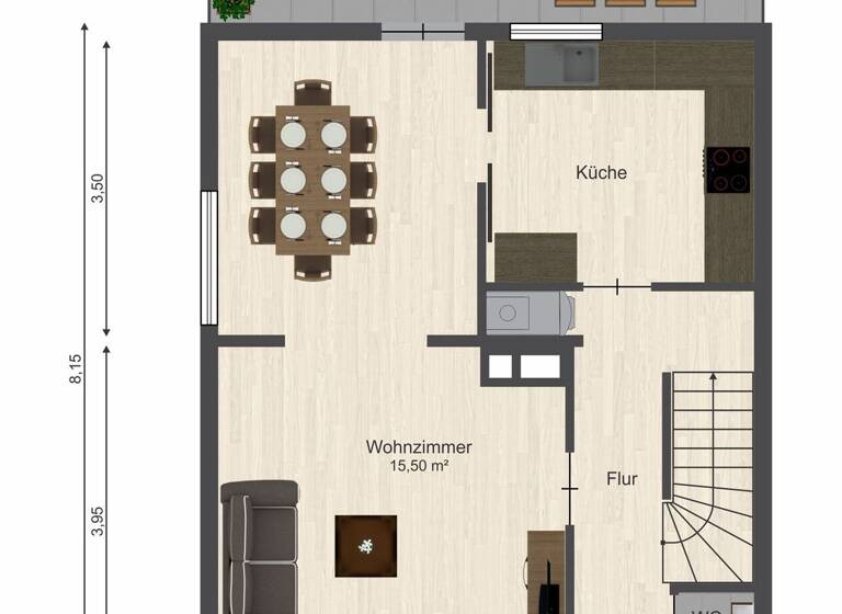 Haus zum Kauf 445.000 € 4 Zimmer 120 m² 201 m² Grundstück Böckingen Heilbronn 74080