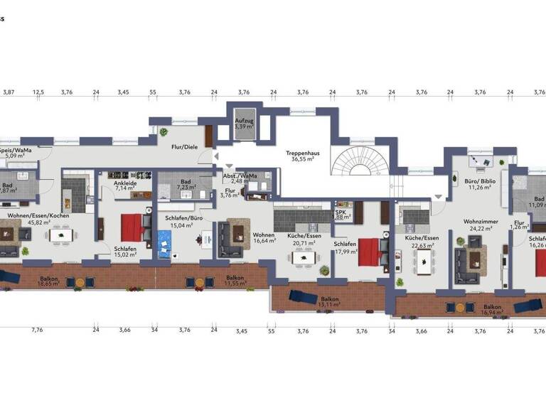 Wohnung zum Kauf 384.900 € 3 Zimmer 95,2 m² frei ab sofort Dietershan Fulda 36039