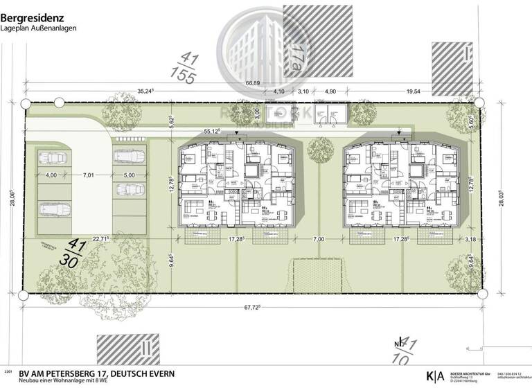 Wohnung zum Kauf - Erstbezug 465.000 € 3 Zimmer 80,1 m² EG Deutsch Evern 21407
