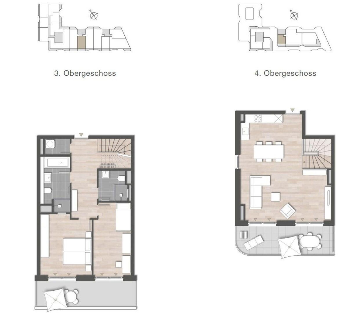 Maisonette zum Kauf provisionsfrei 615.000 € 3 Zimmer 107 m²<br/>Wohnfläche 4.<br/>Geschoss Nordbahnhof Ingolstadt 85049