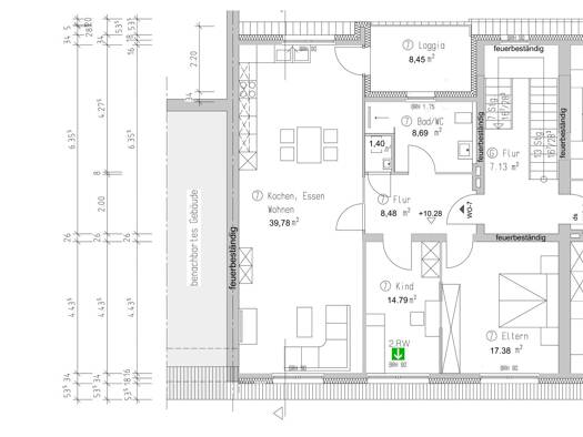 Wohnung zur Miete 1.140 € 3 Zimmer 100 m² Geschoss 3/4 frei ab 01.01.2026 Saarner Str. 28 Großenbaum Duisburg 47269