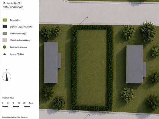 Grundstück zum Kauf provisionsfrei 419.000 € 300 m² Grundstück Maichingen Sindelfingen 71063