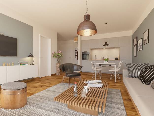 Wohnung zur Miete - Erstbezug 918 € 2 Zimmer 50,9 m² 3. Geschoss frei ab 01.12.2026 Kohlenstraße 29 Zentrum-Süd Leipzig 04107