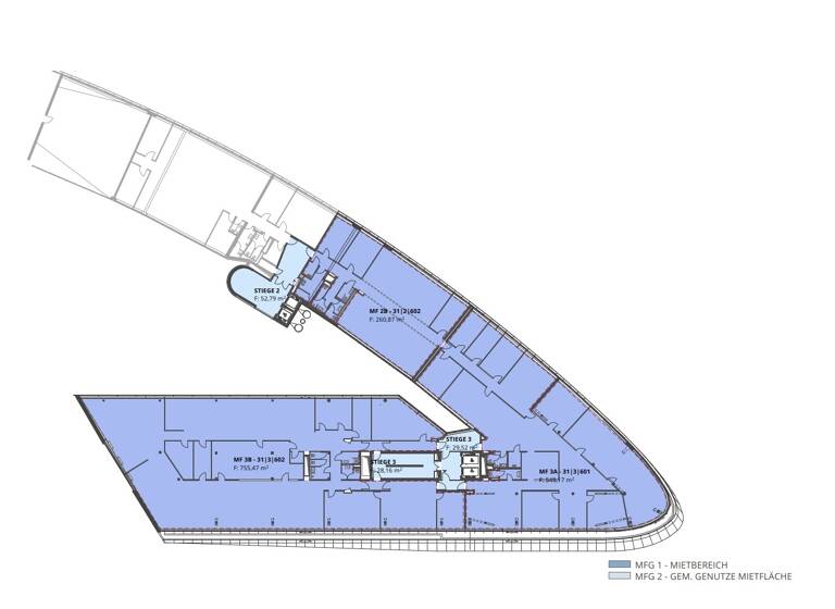 Bürofläche zur Miete 16,50 € 1.565 m² Bürofläche Heiligenstädter Straße "SKYLINE" 31 Wien 1190