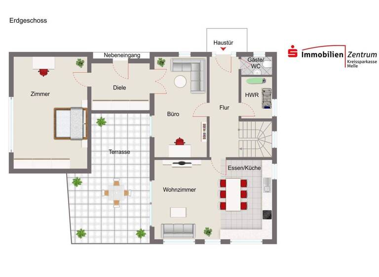 Einfamilienhaus zum Kauf 465.000 € 4 Zimmer 190 m² 671 m² Grundstück Neuenkirchen Melle 49326