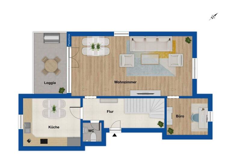 Maisonette zum Kauf 350.000 € 2,5 Zimmer 92,9 m² 2. Geschoss Gebersdorf Nürnberg 90449