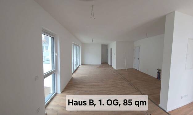 Wohnung zur Miete - Neubau 1.150 € 3 Zimmer 85 m² 1. Geschoss Waghäuselerstraße Neulußheim 68809