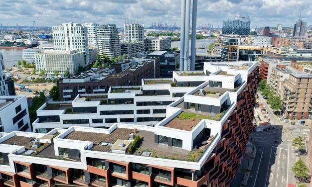 Wohnung zum Kauf - Erstbezug 1.150.000 € 3 Zimmer 94 m² 3. Geschoss Überseeboulevard 12 HafenCity Hamburg 20457