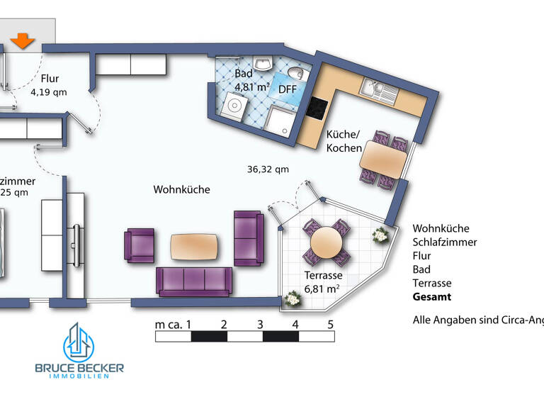 Wohnung zum Kauf 160.000 € 2 Zimmer 63,8 m²<br/>Wohnfläche 4.<br/>Geschoss Laubegast Dresden 01279