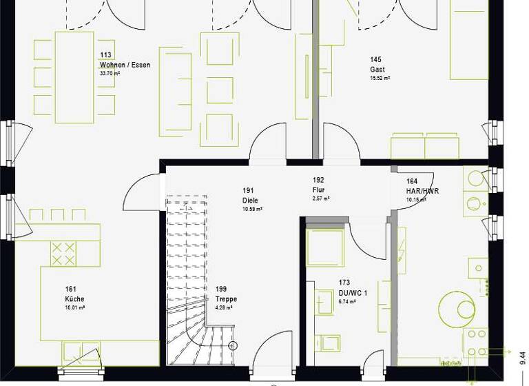 Einfamilienhaus zum Kauf provisionsfrei 517.322 € 6 Zimmer 185 m² 683 m² Grundstück Vordorf 38533