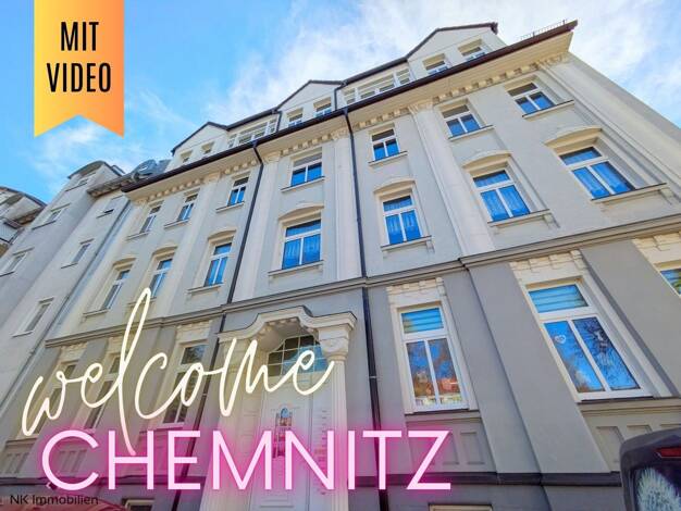 Wohnung zur Miete 450 € 3 Zimmer 89,9 m² 2. Geschoss Vettersstraße 76 Bernsdorf Bernsdorf 09126