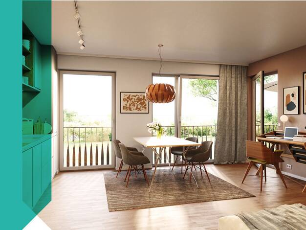 Terrassenwohnung zum Kauf - Erstbezug provisionsfrei 310.000 € 2 Zimmer 64,2 m² EG Willich Willich 47877