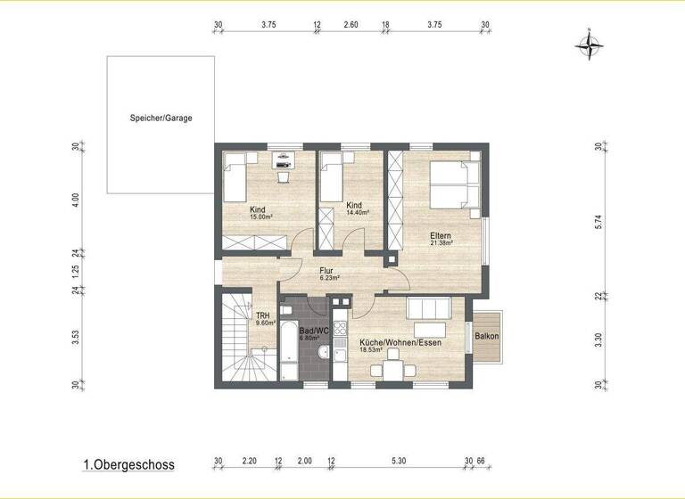 Einfamilienhaus zum Kauf 790.000 € 6 Zimmer 140 m² 973 m² Grundstück Dorfen 84405