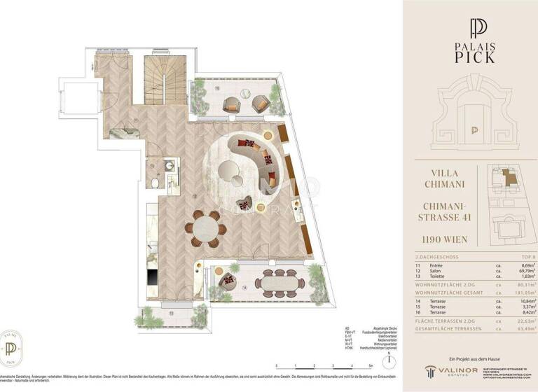 Wohnung zum Kauf - Erstbezug 4 Zimmer 184 m² Wien 1190