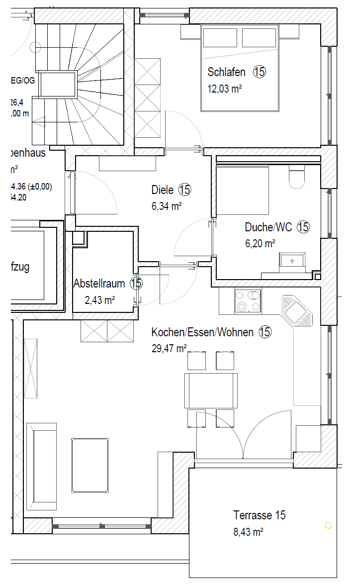 Wohnung zum Kauf provisionsfrei 530.000 € 1 Zimmer 59 m²<br/>Wohnfläche Wielenbach Wielenbach 82407