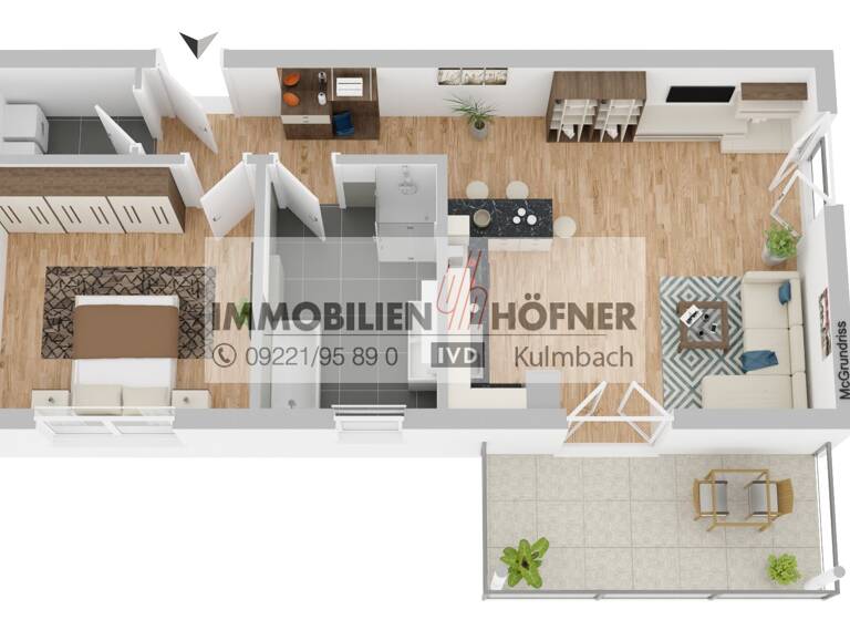 Penthouse zum Kauf provisionsfrei 268.600 € 2 Zimmer 68 m²<br/>Wohnfläche Windischeschenbach Windischeschenbach 92670