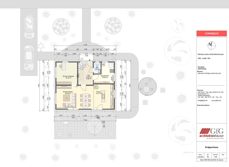 Einfamilienhaus zum Kauf 428.900 € 140 m² 500 m² Grundstück Nienwohld 23863