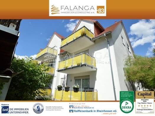 Wohnung zur Miete 1.110 € 3 Zimmer 74 m² Mainz-Kostheim Wiesbaden 55246