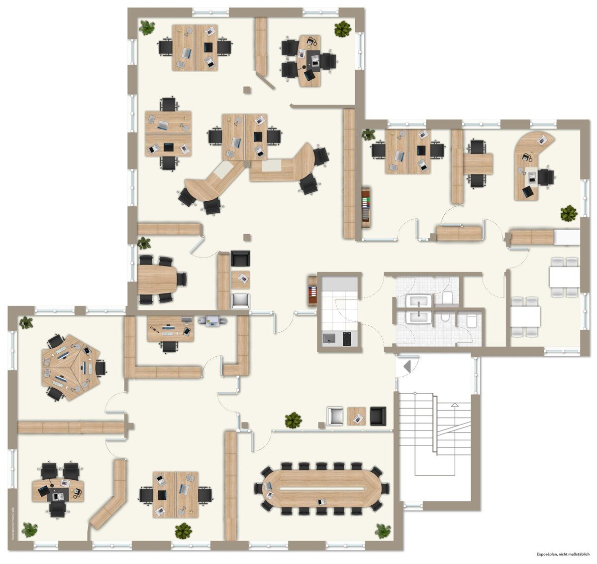 Bürofläche zur Miete 1.690 € 10 Zimmer 299,8 m²<br/>Bürofläche Rottweil Rottweil 78628