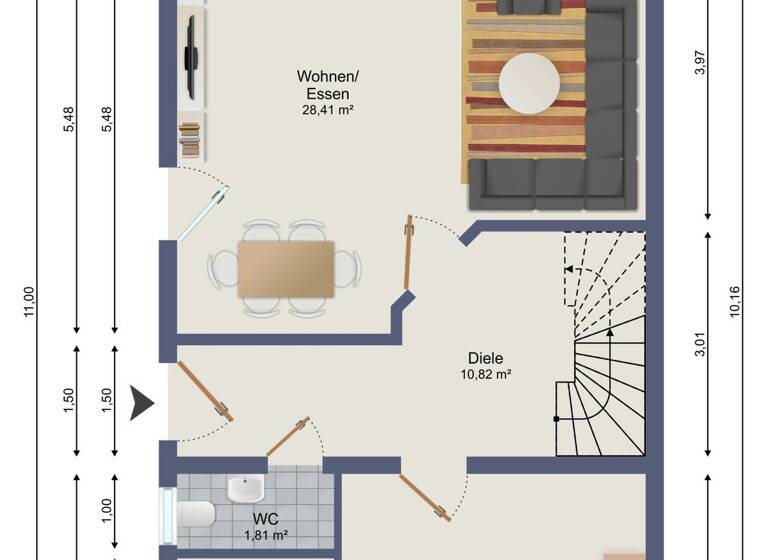 Doppelhaushälfte zum Kauf 549.000 € 5 Zimmer 136 m² 300 m² Grundstück Pinneberg 25421