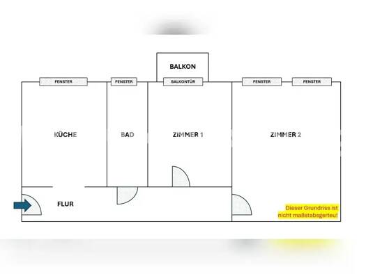 Wohnung zur Miete Tauschwohnung 583 € 2 Zimmer 52 m² 4. Geschoss Mariendorf Berlin 12163