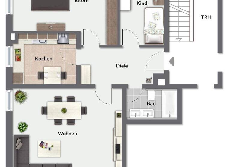 Wohnung zum Kauf 299.000 € 3 Zimmer 79,1 m² Volkmannsdorf Wang , Isar 85368
