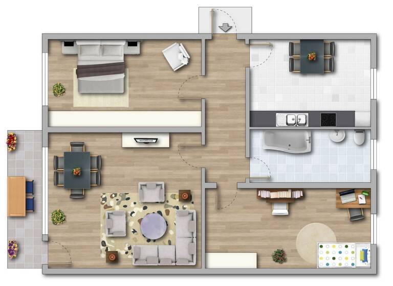 Wohnung zur Miete 353 € 3 Zimmer 59,7 m² 3. Geschoss Karl-Liebknecht-Straße 37 Sangerhausen 06526