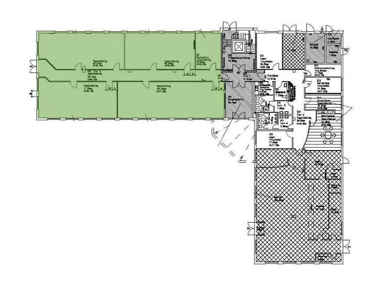 Büro zur Miete provisionsfrei 10,50 € 1.062,4 m² Bürofläche teilbar ab 1.062,4 m² Keniastraße 33 Großenbaum Duisburg 47269