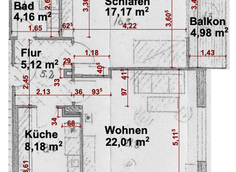 Wohnung zur Miete 740 € 2 Zimmer 59 m² EG frei ab sofort Kitzingen 97318