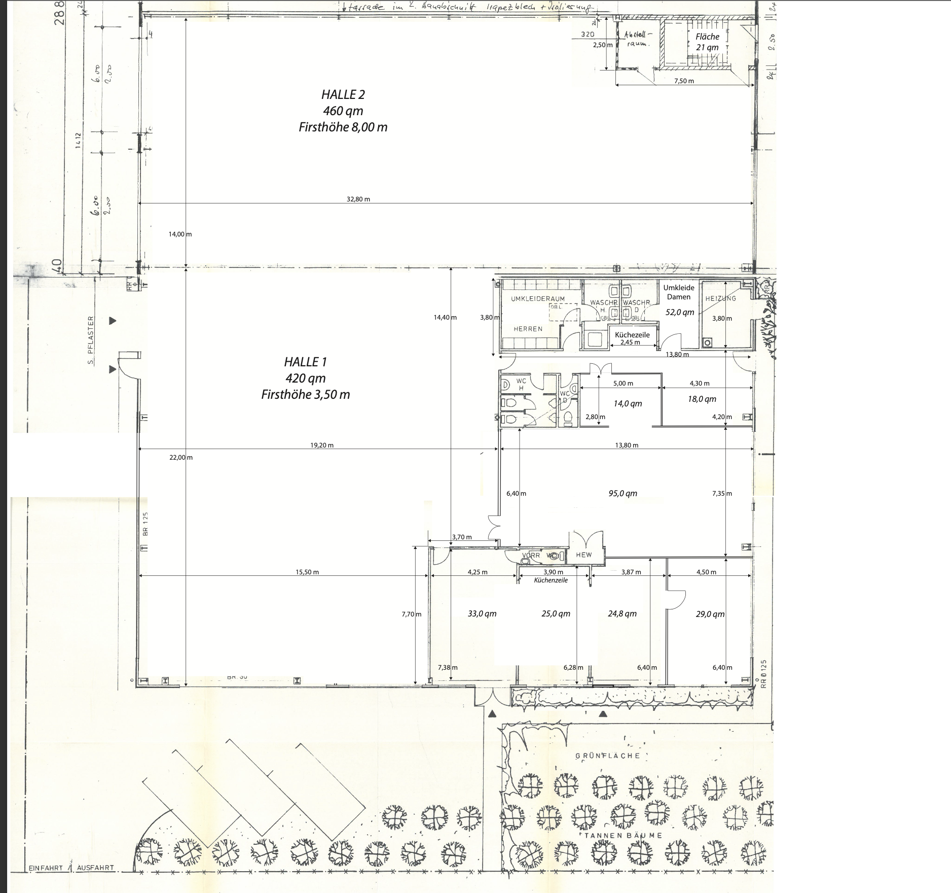 Lagerhalle zur Miete 1.060 m²<br/>Lagerfläche ab 880 m²<br/>Teilbarkeit Niendorf Hamburg 22459