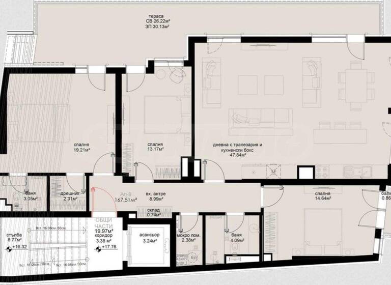 Studio zum Kauf 550.000 € 4 Zimmer 203,9 m² Sofia