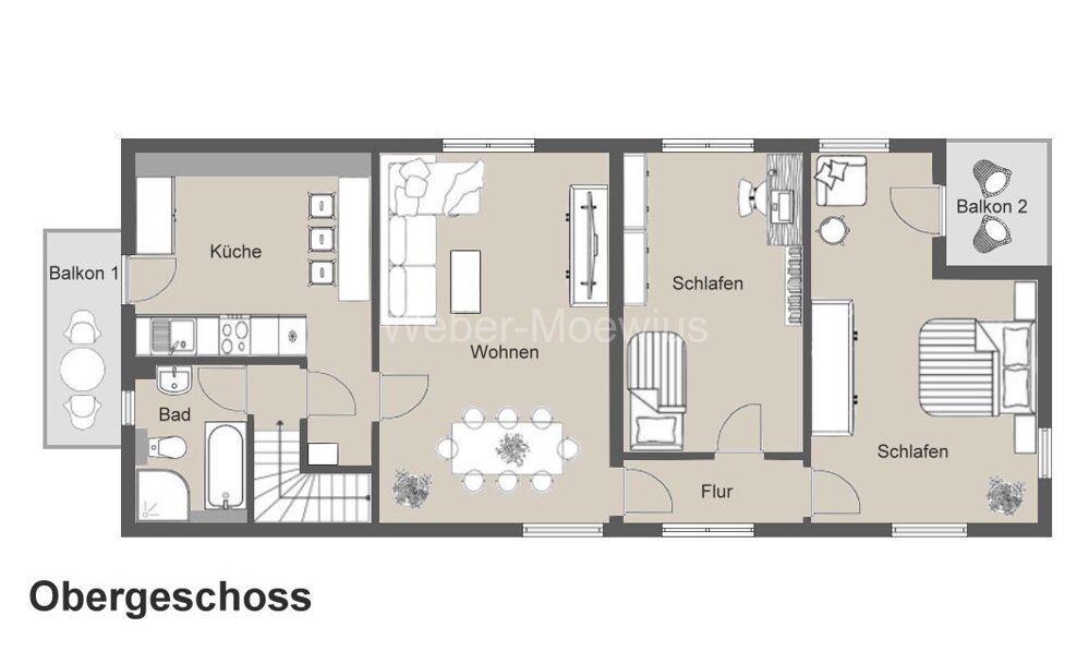 Wohnung zum Kauf 249.000 € 3 Zimmer 114,5 m²<br/>Wohnfläche 1.<br/>Geschoss Engelskirchen Engelskirchen / Steeg 51766