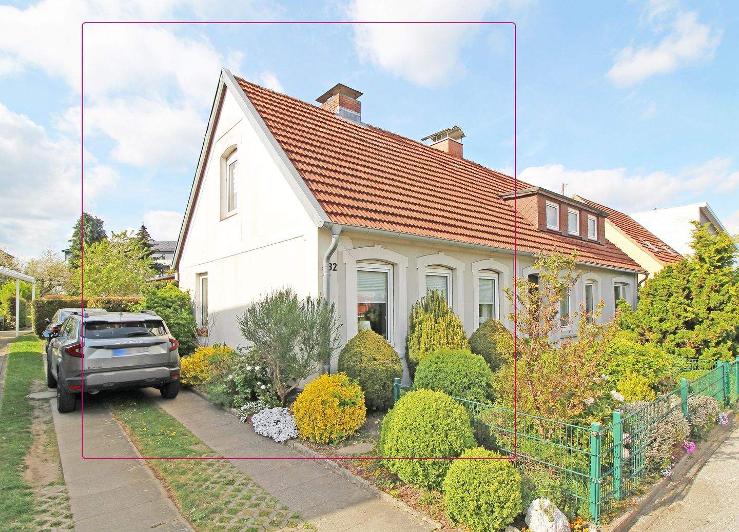 Immobilie in Bad Segeberg - Vermietete Doppelhaushälfte - zentrumsnah mit schönem Garten - Bild 1