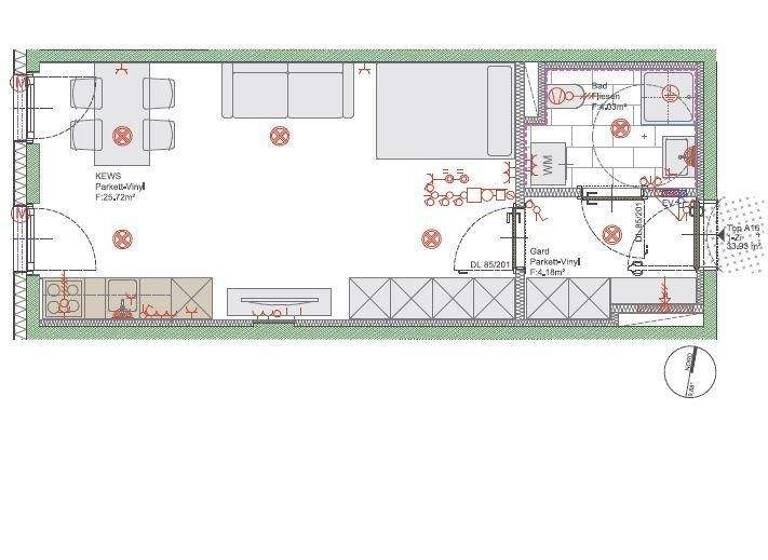 Studio zur Miete 634 € 1 Zimmer 34 m² 1. Geschoss Bregenz 6900