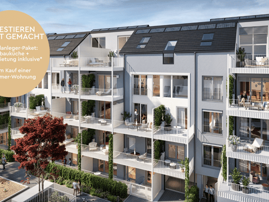 Wohnung zum Kauf - Neubau provisionsfrei 479.900 € 2 Zimmer 63 m² 1. Geschoss Bonner Str. 515 Marienburg Köln 50968