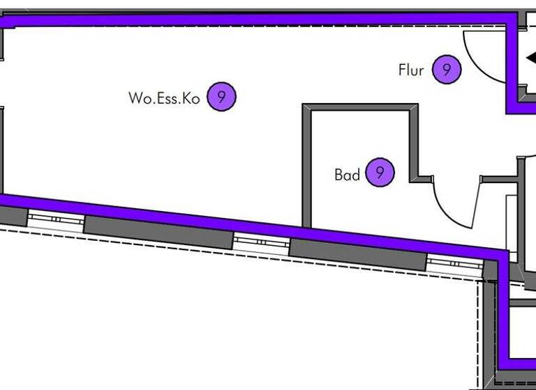 Wohnung zum Kauf provisionsfrei 259.000 € 3 Zimmer 65,4 m² 2 Geschosse frei ab sofort Erlanger Straße 11 Heßdorf 91093