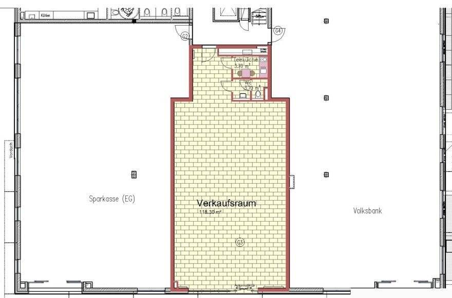 Büro-/Praxisfläche zum Kauf provisionsfrei 278.600 € 125,7 m²<br/>Bürofläche Hauptstraße 85 Stadtgebiet Hornberg 78132