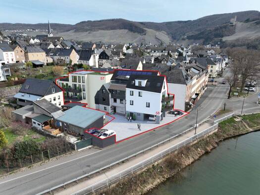 Wohnung zum Kauf - Erstbezug als Kapitalanlage geeignet 240.000 € 2 Zimmer 54 m² Nikolausufer 57 Kues Bernkastel-Kues 54470