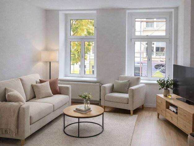 Wohnung zur Miete 749 € 2 Zimmer 55 m² 1. Geschoss Meusdorfer Straße 57 Connewitz Leipzig 04277