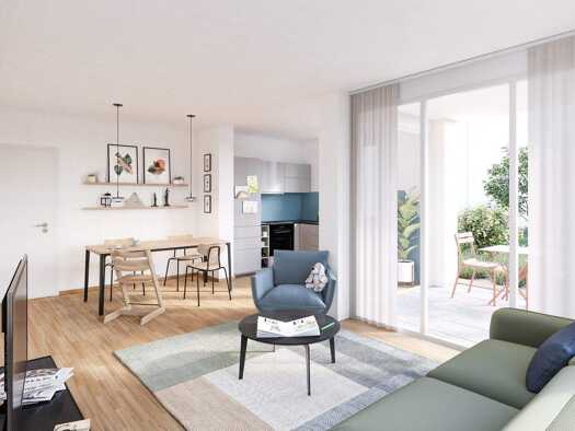 Wohnung zum Kauf - Erstbezug provisionsfrei 606.000 € 3 Zimmer 78 m² 1. Geschoss Haslach Südwest 79115