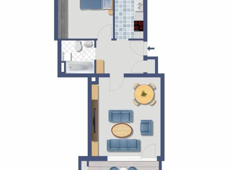 Wohnung zum Kauf provisionsfrei 235.000 € 2 Zimmer 57,2 m² EG In den Maisbanden 12 Eller Düsseldorf 40229