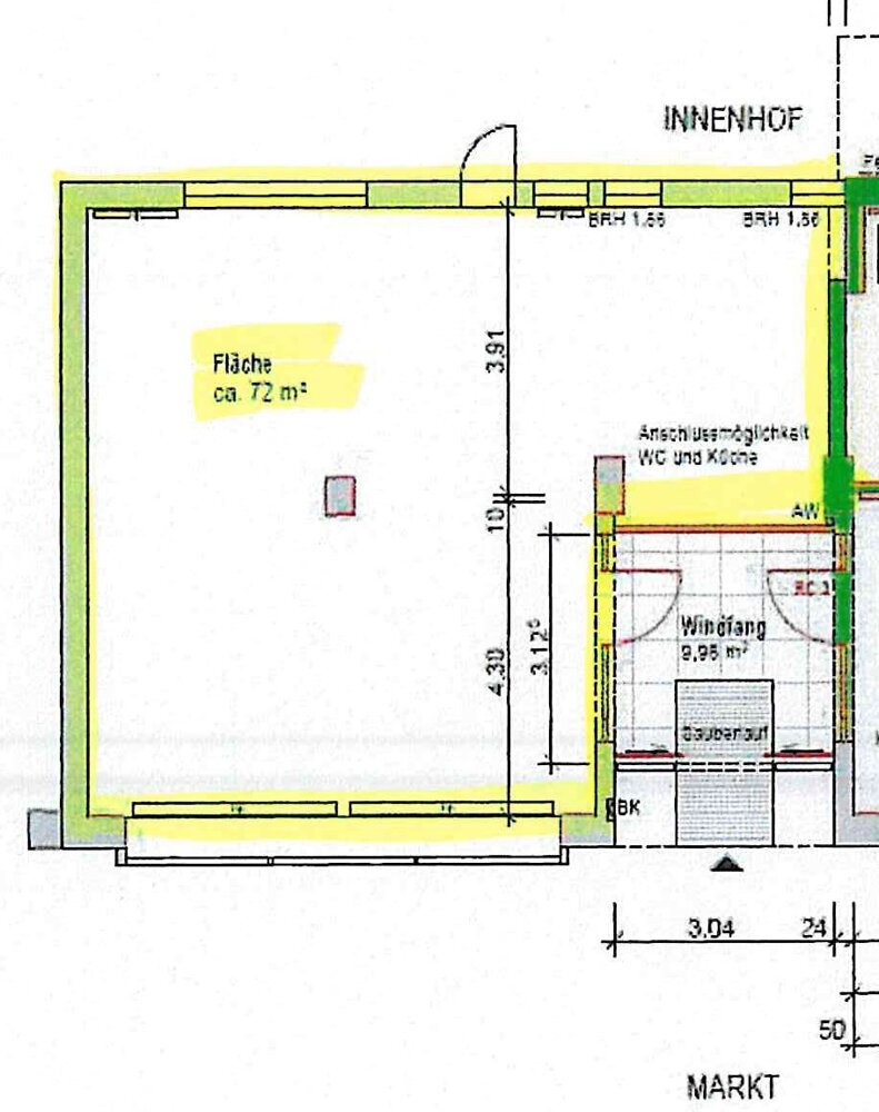 Laden zur Miete 580 € Markt 17/18 Kölleda Kölleda 99625