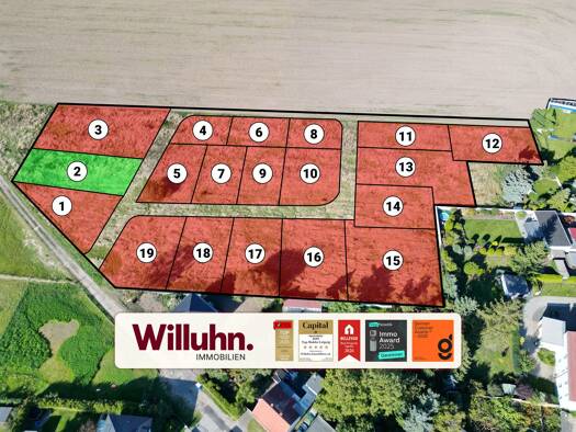 Grundstück zum Kauf 160.900 € 900 m² Grundstück Krostitz Krostitz 04509