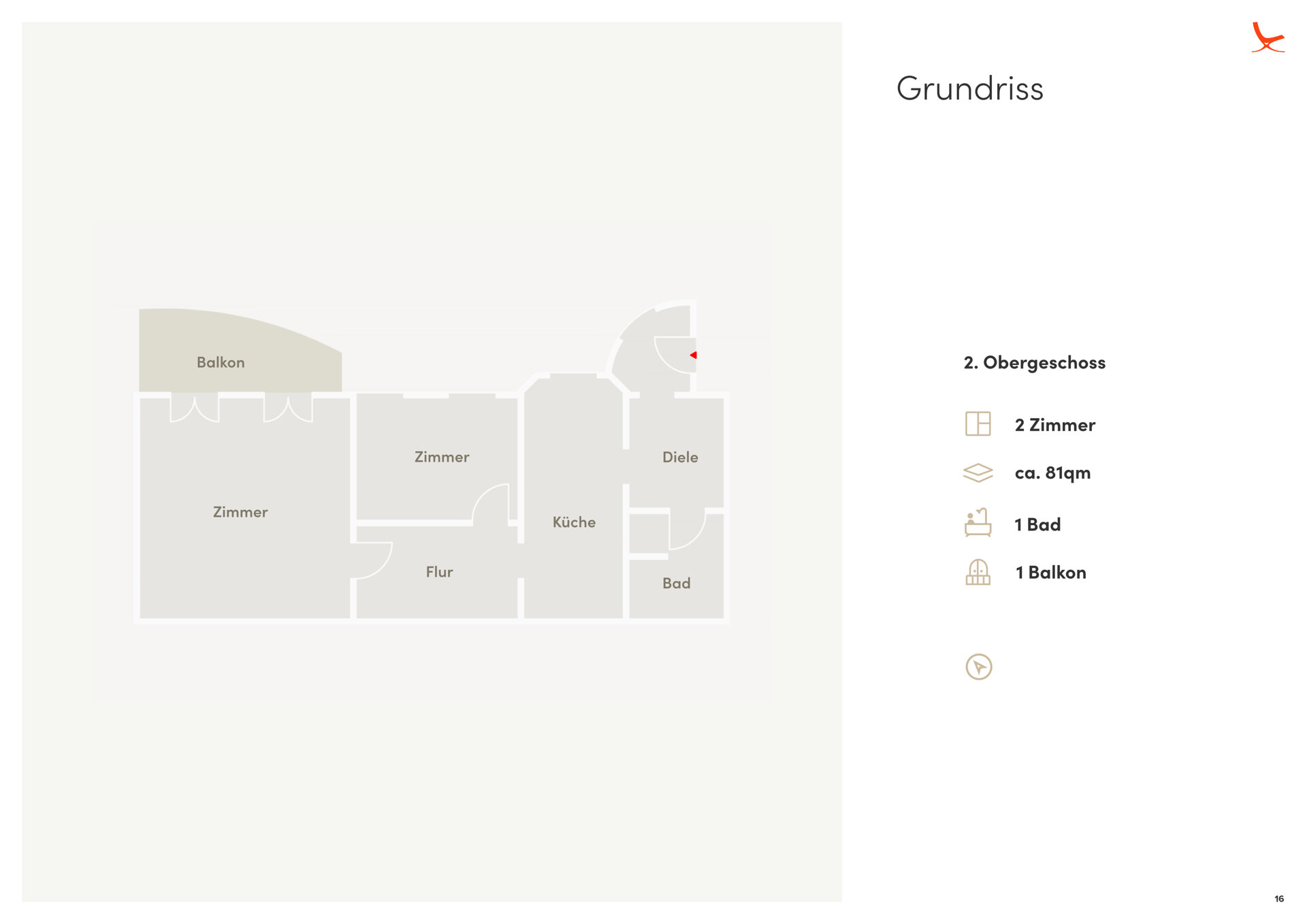 Wohnung zum Kauf 579.000 € 2 Zimmer 81,1 m²<br/>Wohnfläche 2.<br/>Geschoss Mitte Berlin 10115