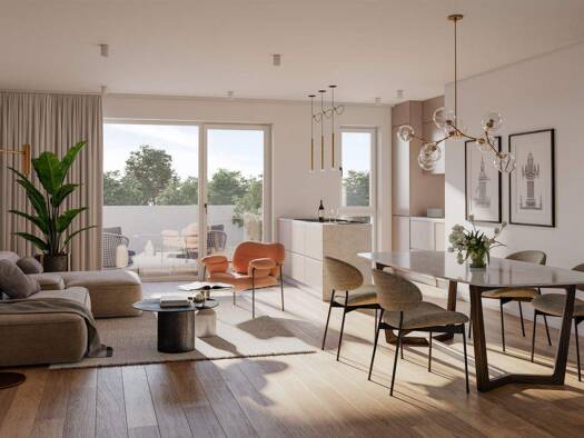 Wohnung zum Kauf - Erstbezug 390.000 € 3 Zimmer 72,2 m² 3. Geschoss Zentrum-Ost Leipzig 04103