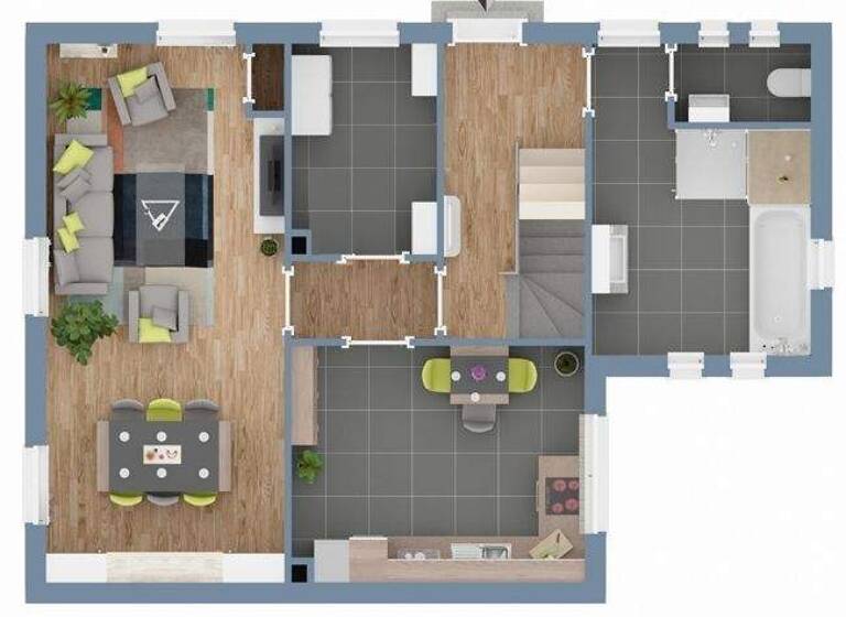 Doppelhaushälfte zum Kauf 249.000 € 4 Zimmer 105 m² 786 m² Grundstück Jaderberg Jade 26349