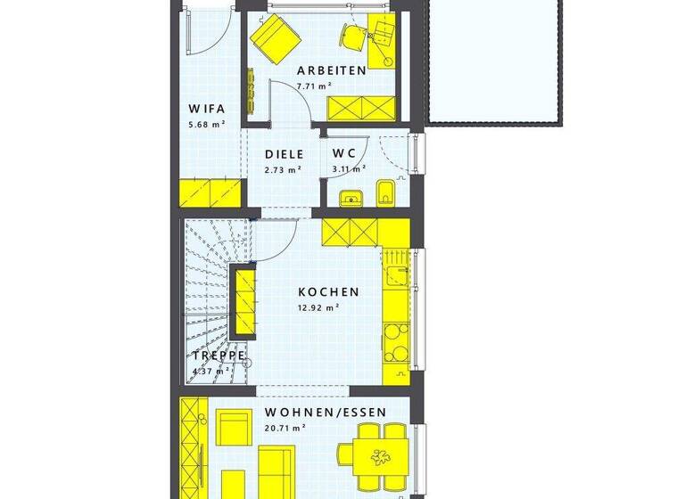 Doppelhaushälfte zum Kauf 549.664 € 4 Zimmer 117 m² 339 m² Grundstück Niederkassel 53859
