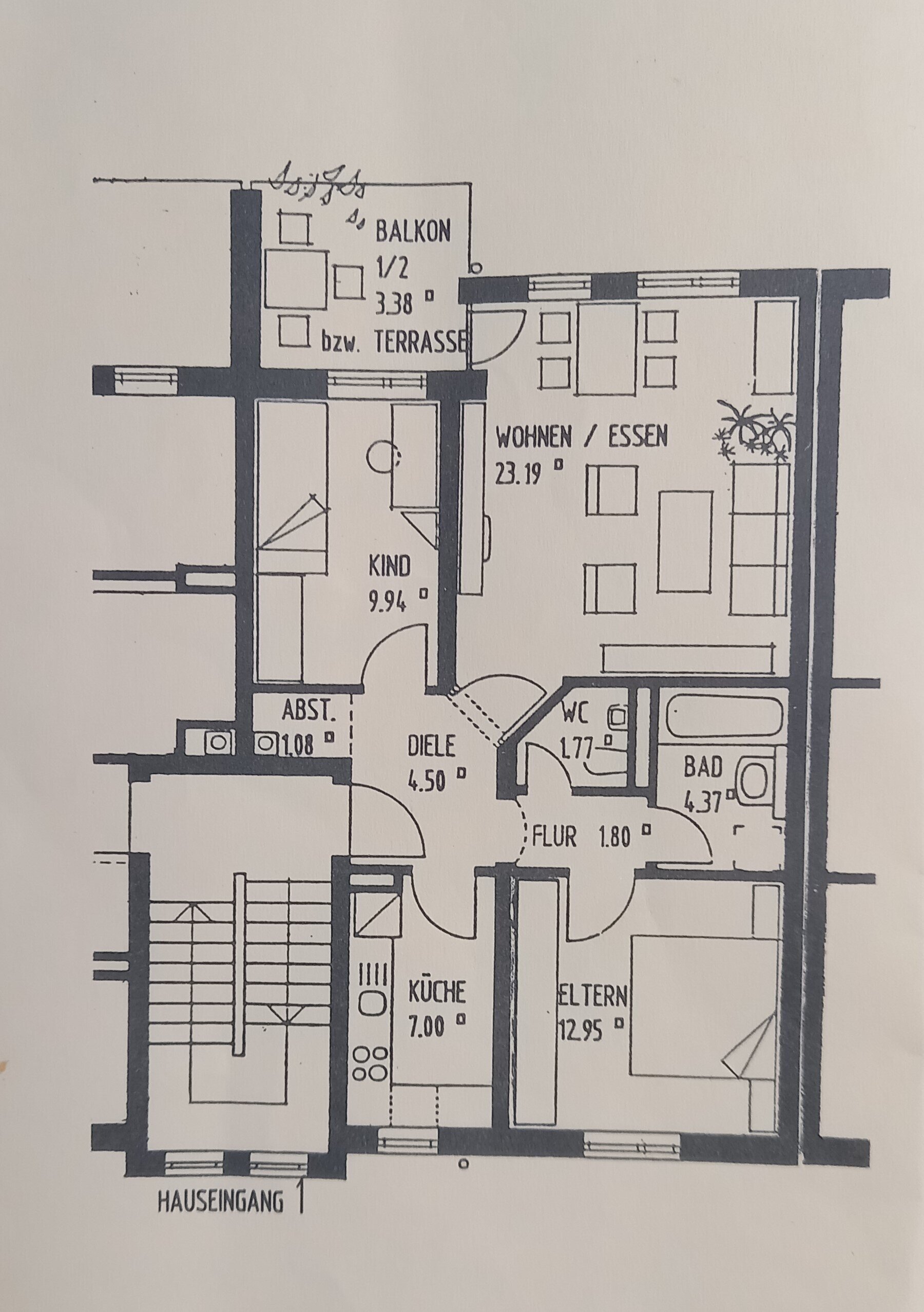 Wohnung zur Miete 1.120 € 3 Zimmer 70 m²<br/>Wohnfläche 1.<br/>Geschoss Kirchheim Kirchheim bei München 85551