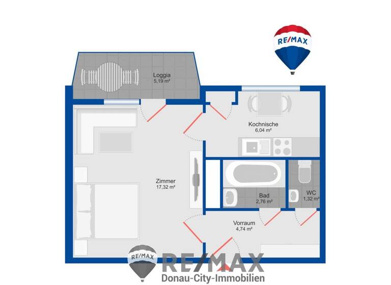 Studio zum Kauf 108.000 € 1 Zimmer 35 m² Andritz Graz,12.Bez.:Andritz 8045